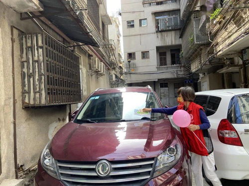 團區委組織志愿者開展 文明停車我帶頭 志愿服務行動